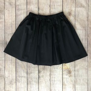 Kate Spade | NWT Black Stretch Gathered Skirt